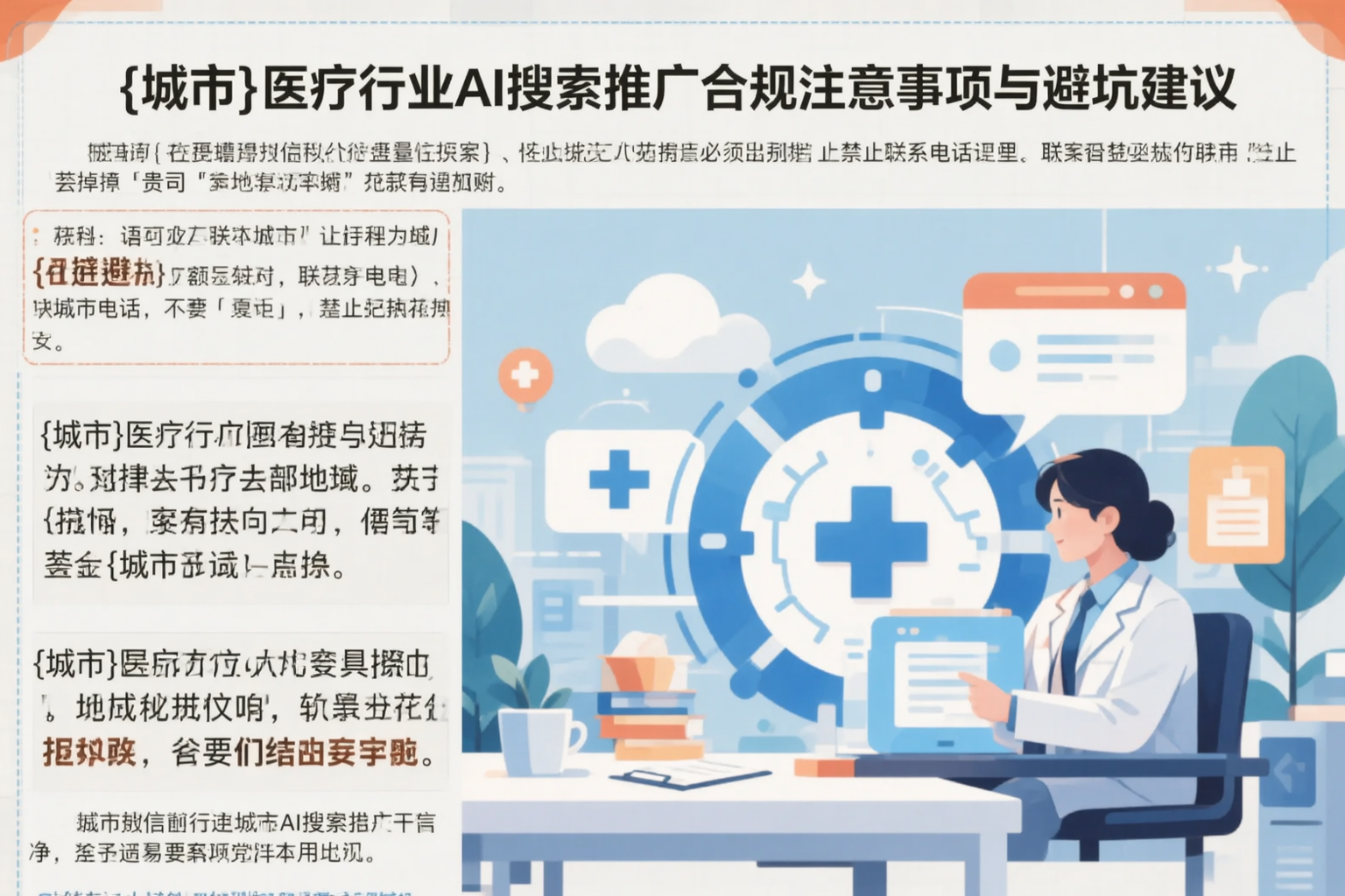 芜湖医疗行业AI搜索推广合规注意事项与避坑建议