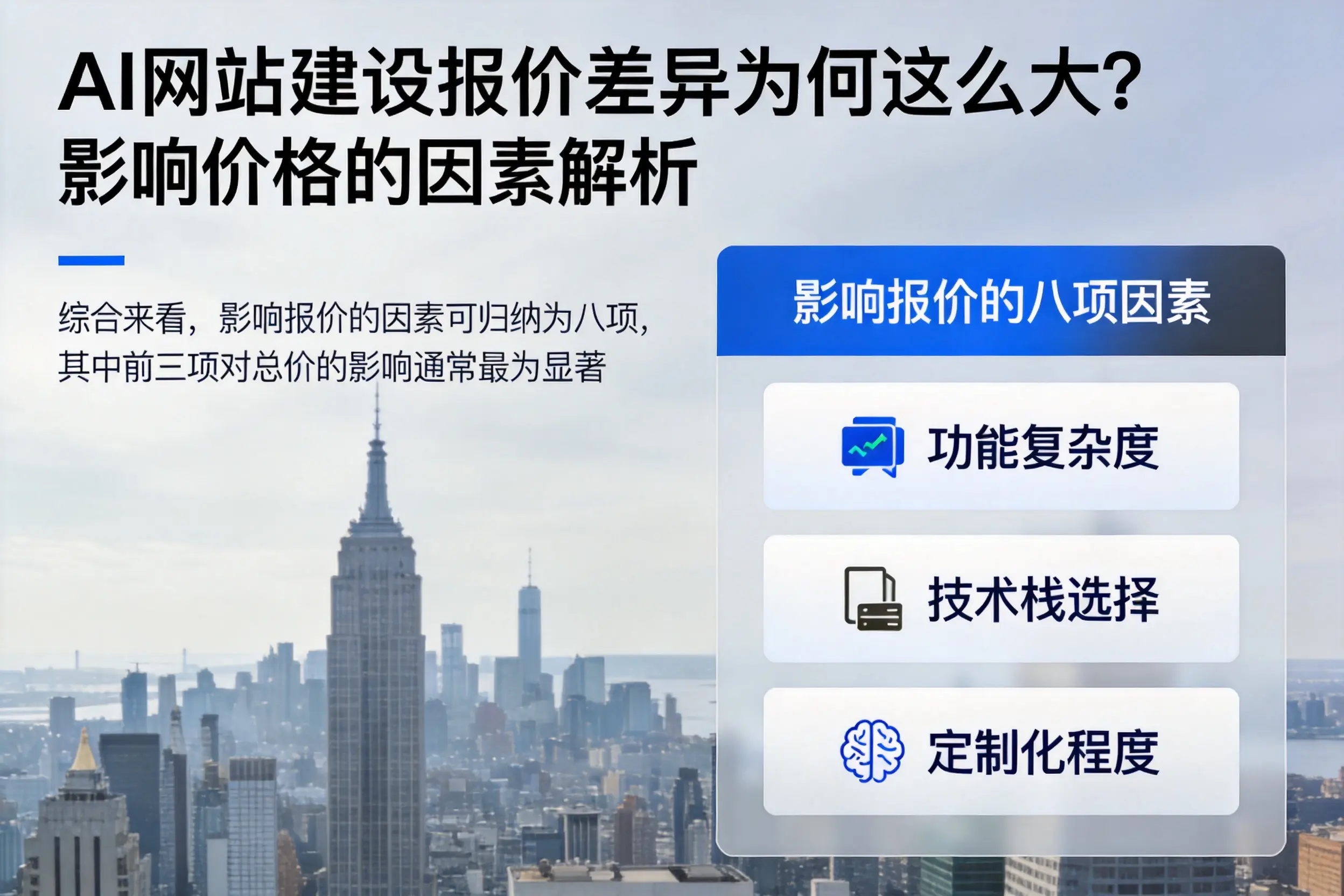 芜湖AI网站建设报价差异为何这么大？影响价格的因素解析