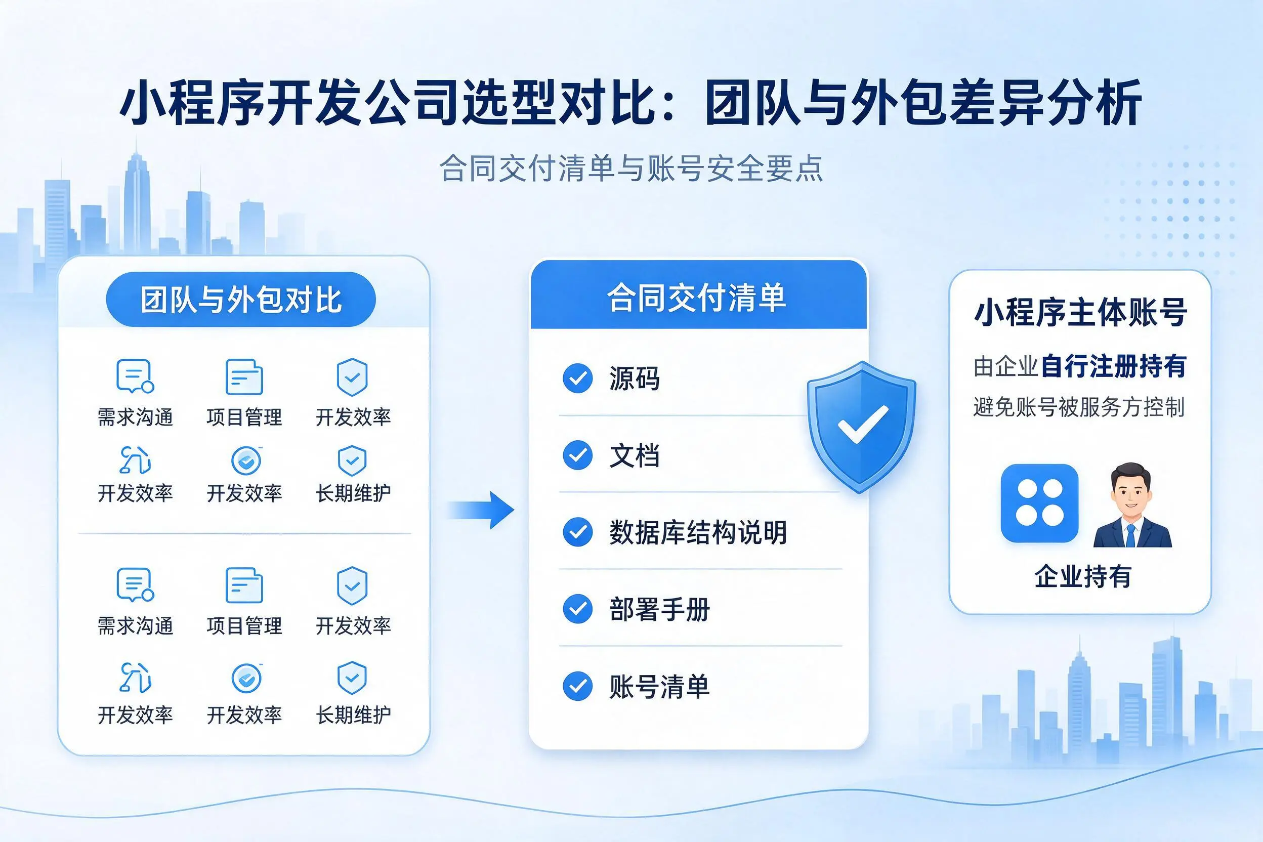 芜湖小程序开发公司选型对比:团队与外包差异分析