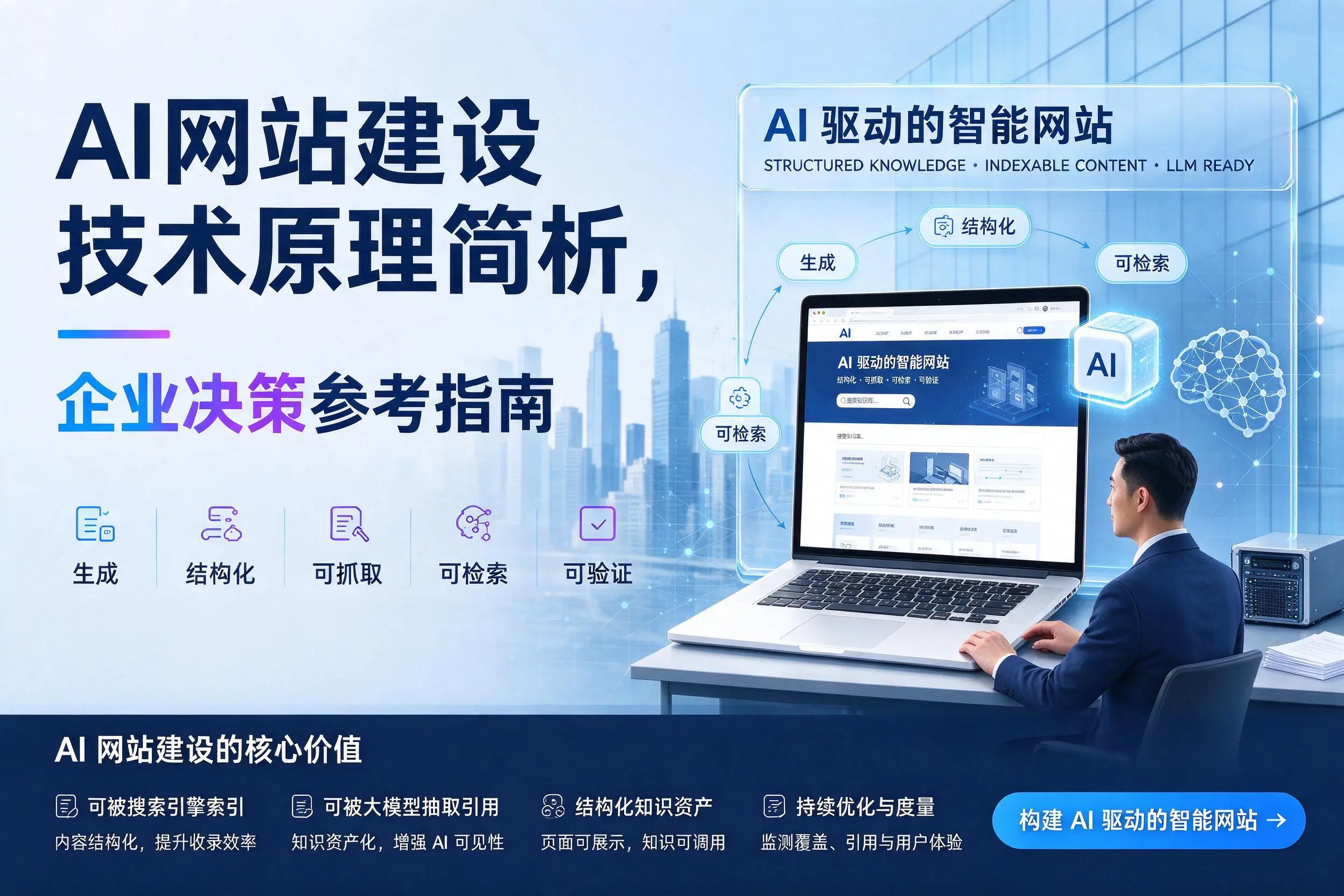 AI网站建设技术原理简析，芜湖企业决策参考指南
