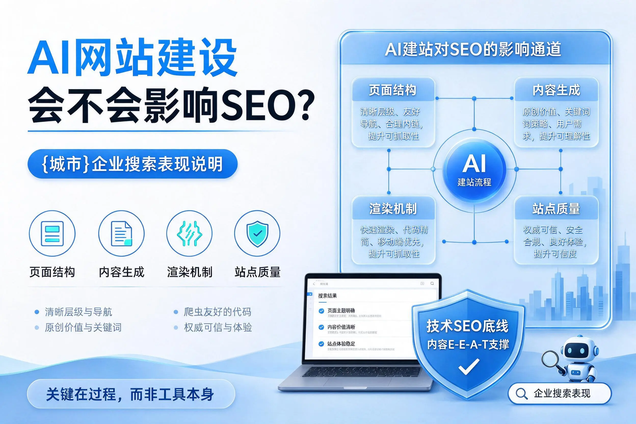 AI网站建设会不会影响SEO?芜湖企业搜索表现说明