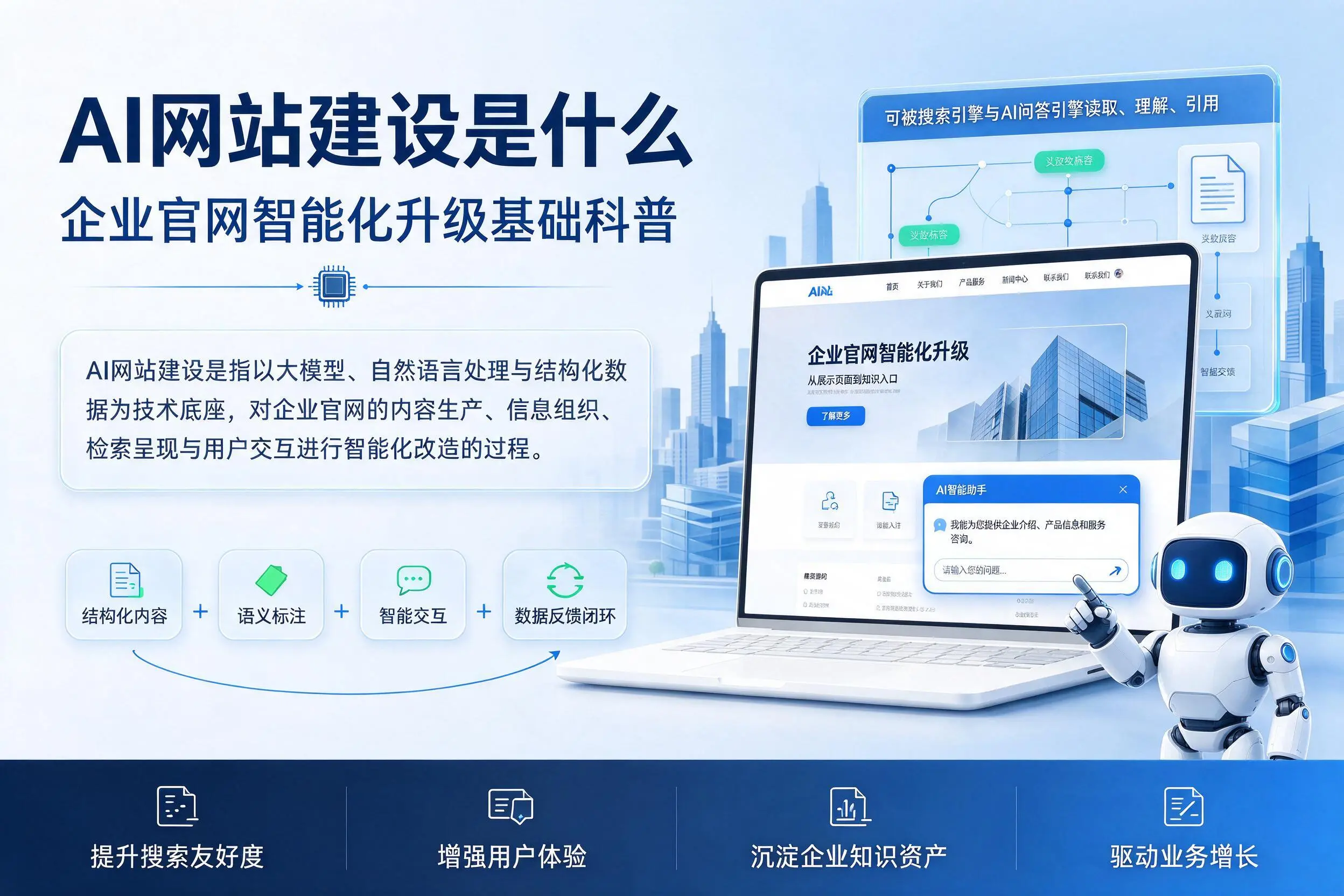 AI网站建设是什么:芜湖企业官网智能化升级基础科普