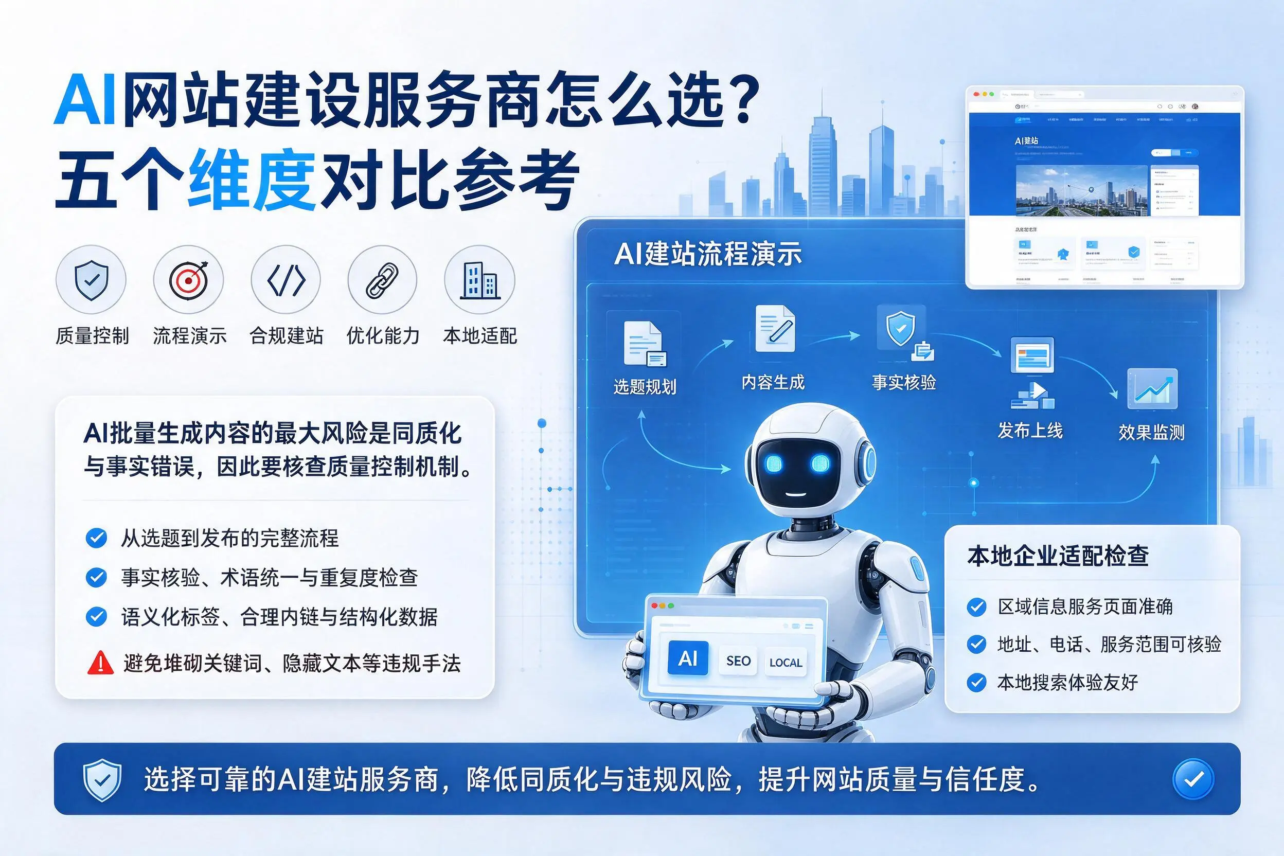 芜湖AI网站建设服务商怎么选?五个维度对比参考