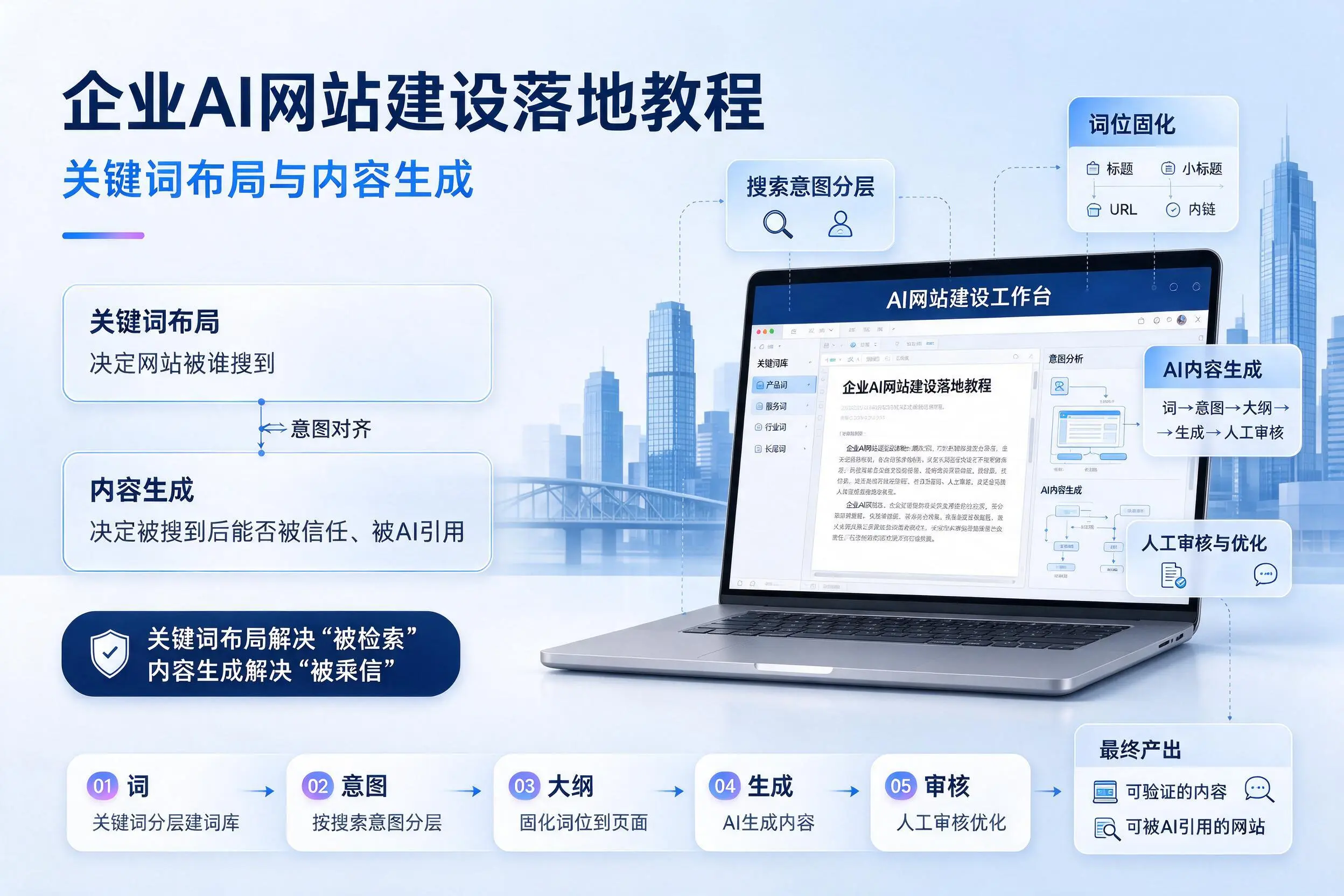 芜湖企业AI网站建设落地教程:关键词布局与内容生成