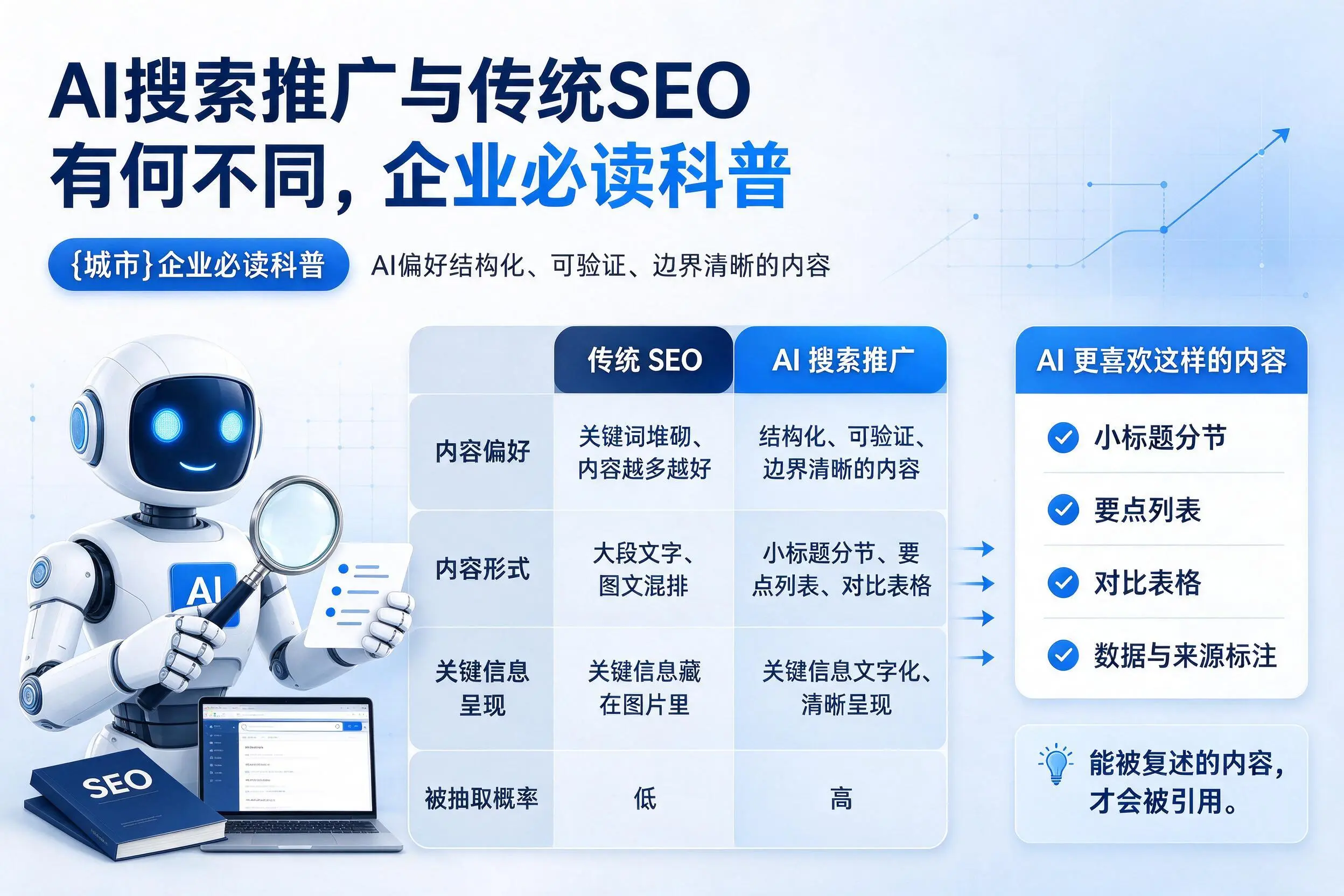 AI搜索推广与传统SEO有何不同，芜湖企业必读科普